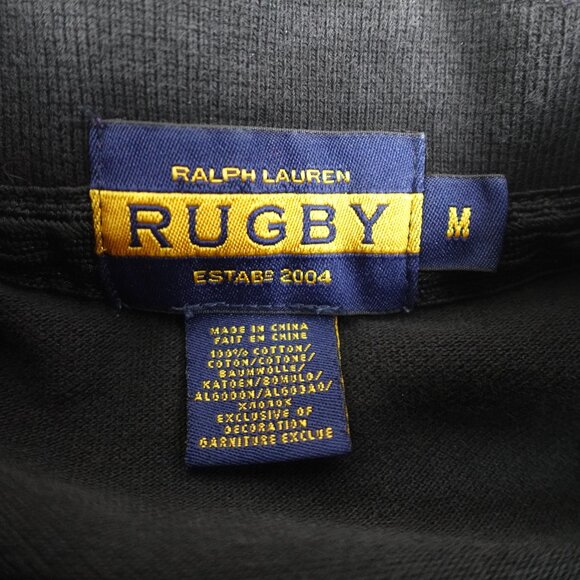 Rugby Ralph Lauren Big Kicker Polo Shirt Men's Medium Short Sleeve Casual - Picture 4 of 11